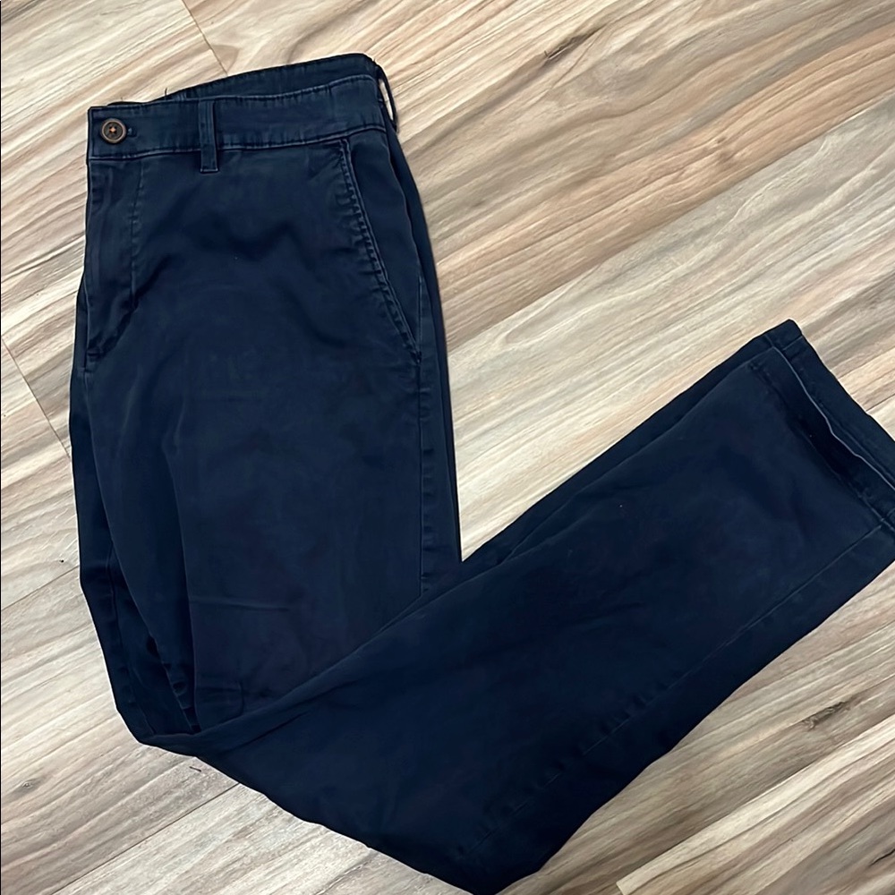 Men's Navy Chino Pants